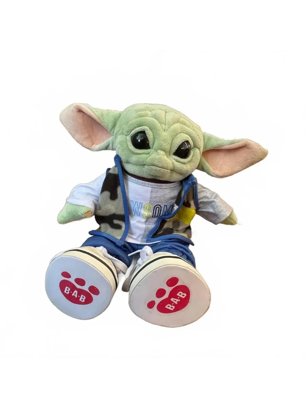 Grogu Build A Bear Baby Yoda The Child Stuffed Plush Mandalorian Star Wars BAB